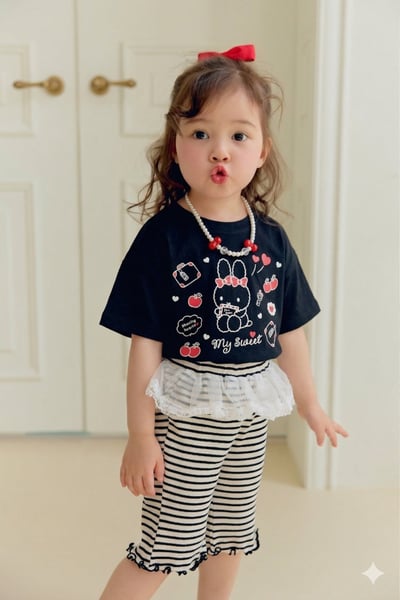 041434點點條紋褲(三色)3