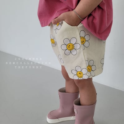 042432花朵短褲(兩色)6