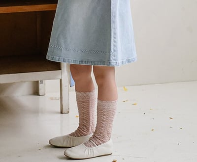 15529小花襪(三色)5