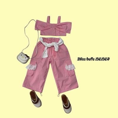 53014花邊口袋褲(兩色)6