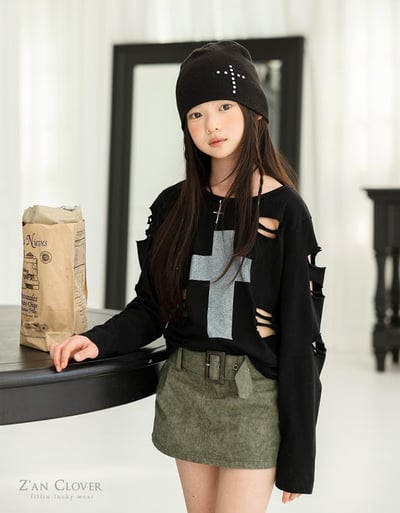 032502綠個性短裙11