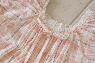 032708格子造型上衣(兩色)3