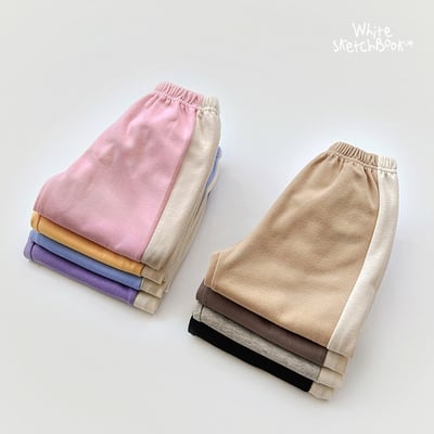 42925側邊寬線條束口褲(八色)3