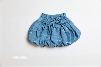 041364蝴蝶結牛仔南瓜裙1