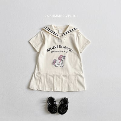 050105獨角獸連身裙(三色)3