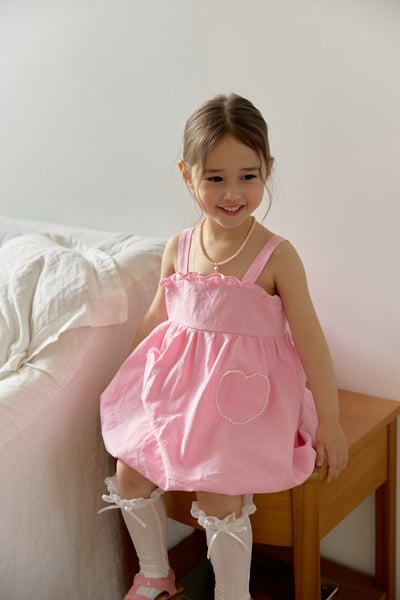 042240粉紅愛心背心裙1