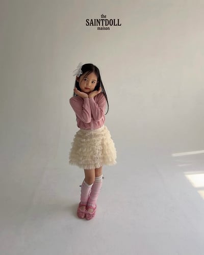 042658奶油花邊裙3