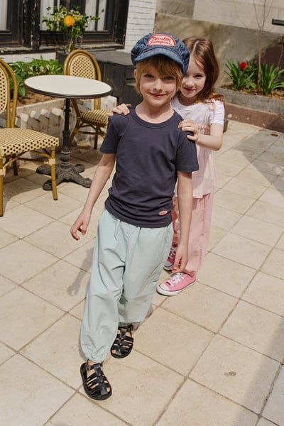 041106簡約束口褲(兩色)3