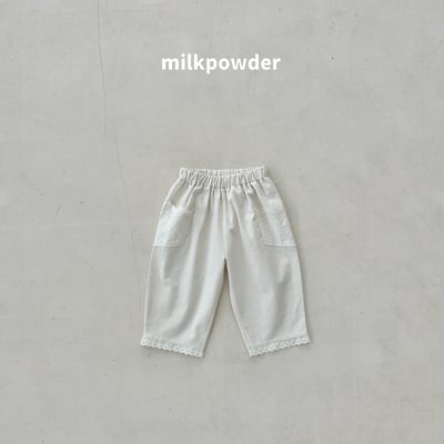 040922下擺花邊褲(兩色)4