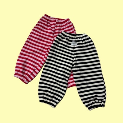 53009條紋束口褲(兩色)1