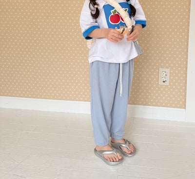 042149綁帶束口褲(三色)2