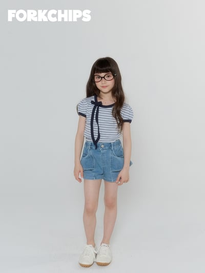 042050條紋綁帶上衣(兩色)8