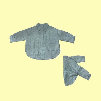 53025親子翻領上衣1