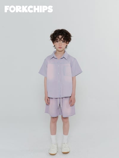 042033翻領刷色上衣(兩色)13