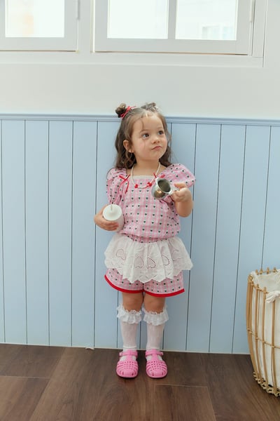 041430愛心格子套裝(兩色)9