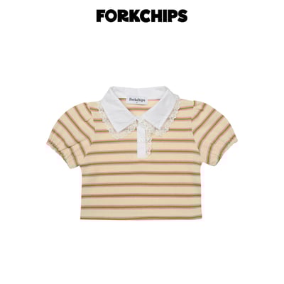 042041翻領條紋上衣(兩色)3