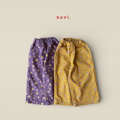 30020花花休閒褲(兩色)1