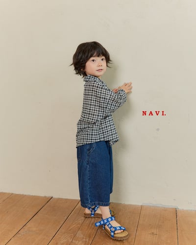 041506翻領格子上衣(兩色)9