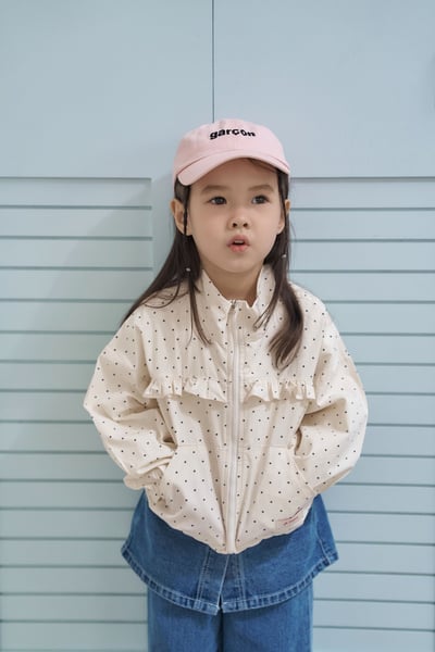 25401花邊點點外套9