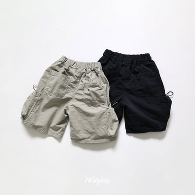 050934抽繩口袋短褲(兩色)3
