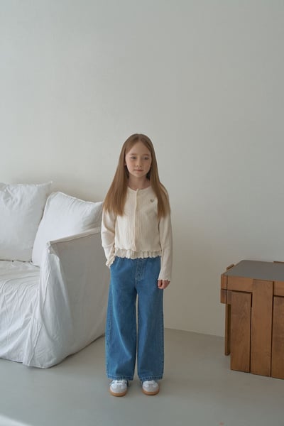 25423花邊口袋牛仔褲4