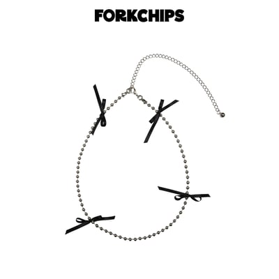 042056蝴蝶結項鍊1