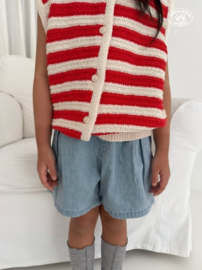 041650直紋牛仔短褲(兩色)5