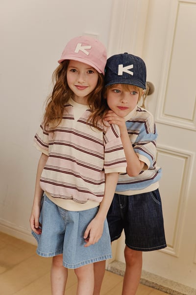 041127翻領條紋上衣(兩色)1