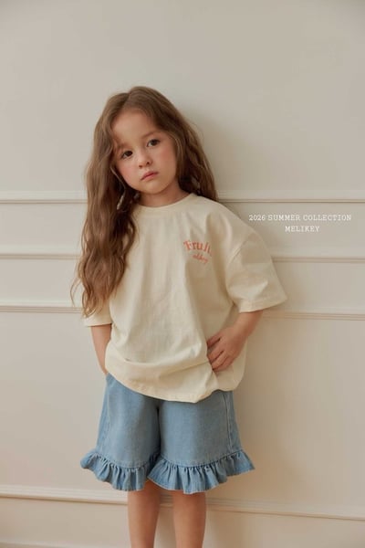 040146五分牛仔荷葉短褲6