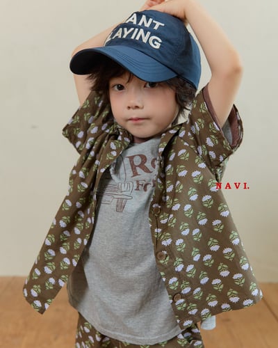 041516翻領花上衣(兩色)7