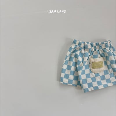 041577幼童格子短褲(三色)6