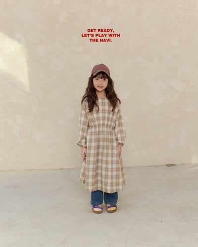 30021格子連身裙A5