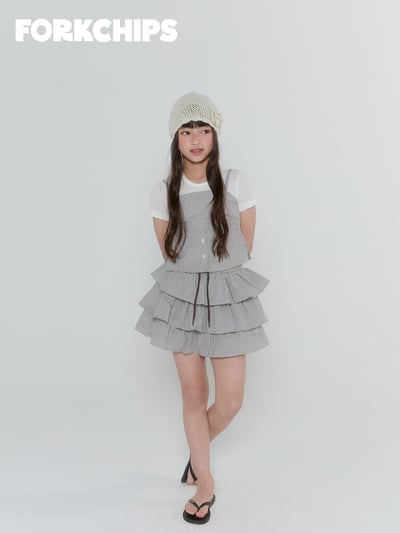 042035格子蛋糕褲裙(兩色)13