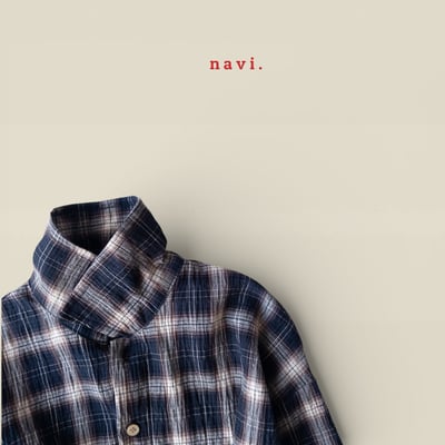 30027翻領格子上衣(兩色)13