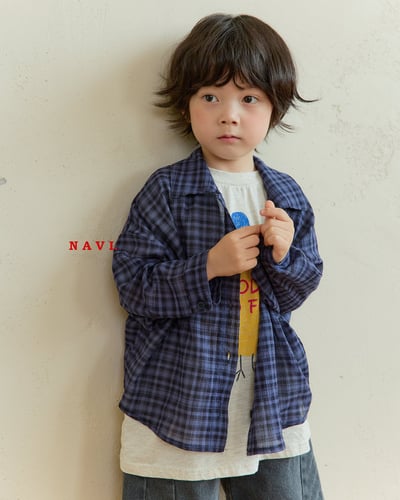 041506翻領格子上衣(兩色)11