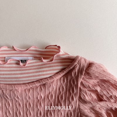 040765條紋綁帶袖上衣(兩色)5