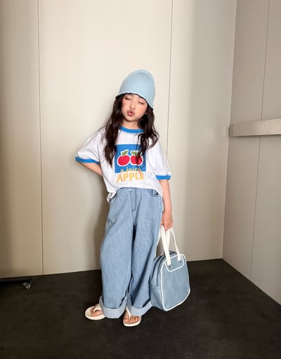 042152淺藍寬鬆牛仔褲9