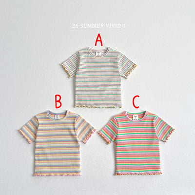043084彩色條紋上衣(三色)1