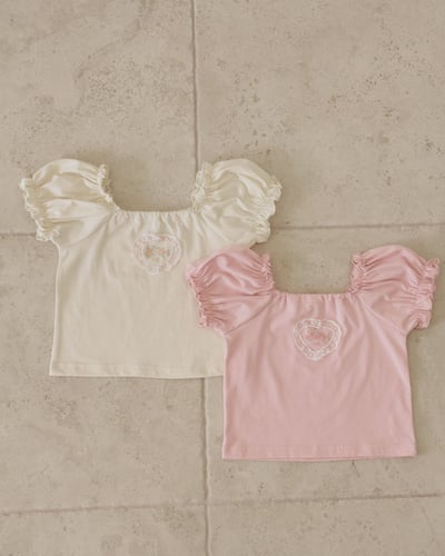 032703蕾絲花樣上衣(兩色)2