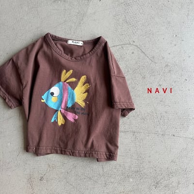 041546彩色魚上衣(兩色)3