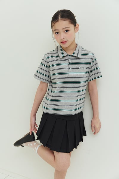 032402翻領條紋上衣(兩色)6