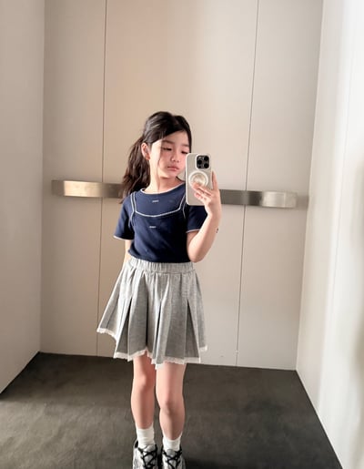 042107造型百褶裙(兩色)8