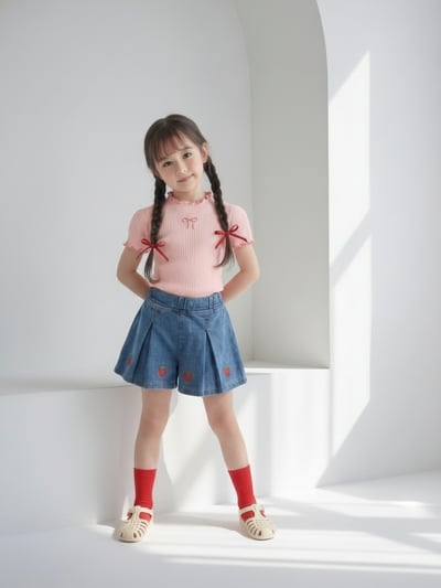 042311捲邊蝴蝶結上衣(四色)4