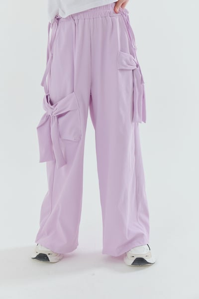 040235蝴蝶結造型褲(兩色)1