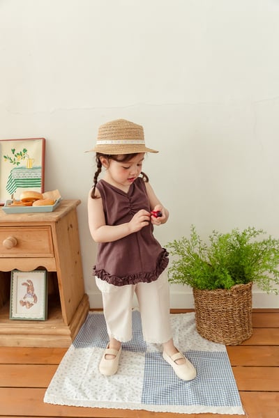 040922下擺花邊褲(兩色)10