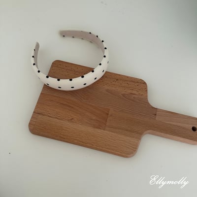 040708復古點點髮圈1