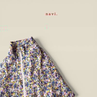 041509立領花外套(兩色)3