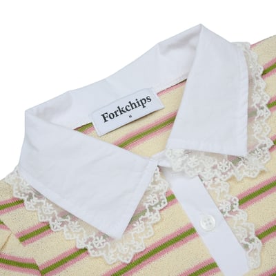 042041翻領條紋上衣(兩色)5