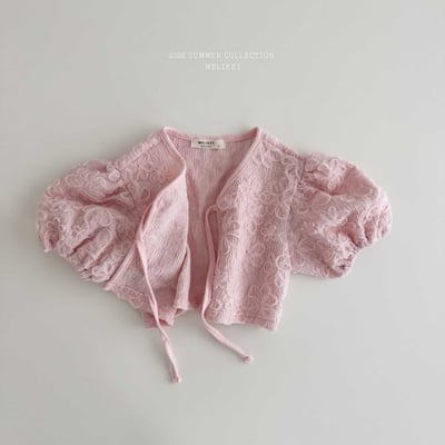 040150泡泡袖綁帶外套(兩色)4