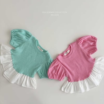 040108造型泡泡袖上衣(兩色)2